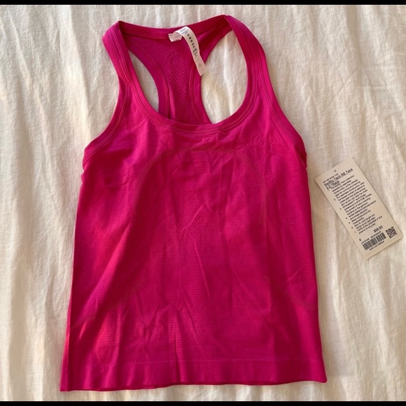 lululemon athletica Tops - sonic pink swiftly tech racer back race length NWT